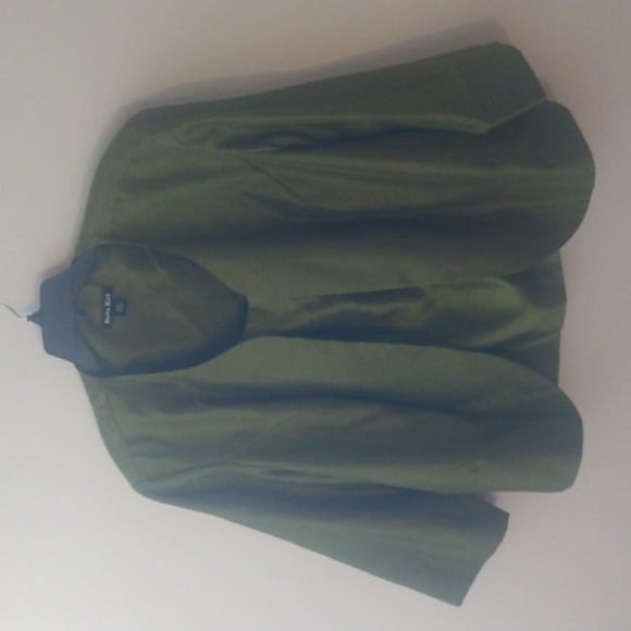 Beautiful Olive green 3 quarter blazer jacket and Tank  22W - Picture 1 of 9